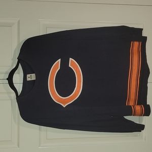 Victoria secret pink chicago bears long sleeve top 100% cotton size L